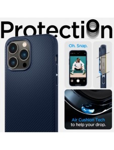 Spigen MAG ARMOR IPHONE 14 PRO MAX MARINBLÅ