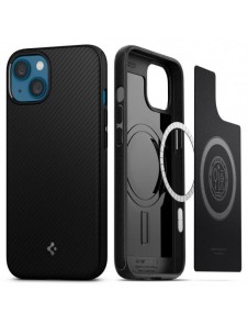 Spigen MAG ARMOR MAGSAFE IPHONE 13 MATSVART