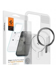 Spigen ONETAP MAGNETISK MAGSAFE RINGADAPTER MATSVART