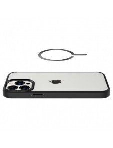 Spigen ONETAP MAGNETISK MAGSAFE RINGADAPTER MATSVART