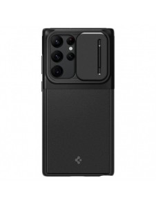 Spigen OPTIK ARMOR GALAXY S22 ULTRA SVART