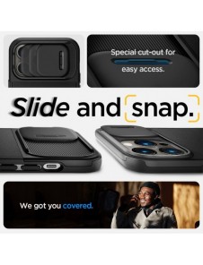 Spigen OPTIK ARMOR MAG MAGSAFE IPHONE 14 PRO MAX SVART