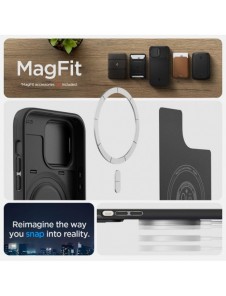 Spigen OPTIK ARMOR MAG MAGSAFE IPHONE 14 PRO MAX SVART