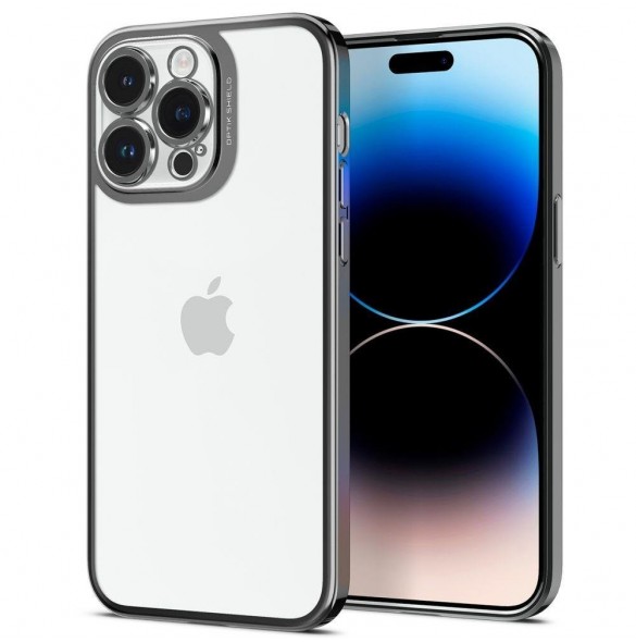 Spigen OPTIK CRYSTAL IPHONE 14 PRO KROMGRÅ