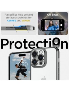 Spigen OPTIK CRYSTAL IPHONE 14 PRO KROMGRÅ