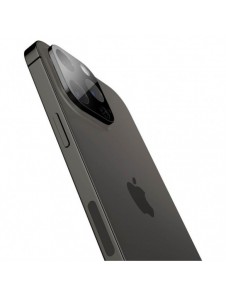 Spigen Optik. TR Camera Protector Kamerahärdat glas (2 st) iPhone 14 Pro/ 15 Pro / 14 Pro Max /15 Pro Max svart