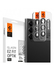 Spigen OPTIK.TR "EZ FIT" CAMERA PROTECTOR 2-PACK GALAXY S22 ULTRA BLACK COVER