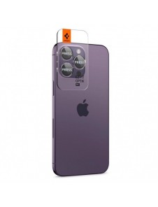 Spigen OPTIK.TR ”EZ FIT” CAMERA PROTECTOR 2-PACK IPHONE 14 PRO / 14 PRO MAX DEEP PURPLE