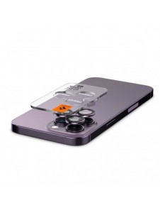 Spigen OPTIK.TR ”EZ FIT” CAMERA PROTECTOR 2-PACK IPHONE 14 PRO / 14 PRO MAX DEEP PURPLE