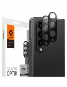 Spigen OPTIK.TR CAMERA PROTECTOR 2-PACK GALAXY MED FOLD 4 SVART SKYDD