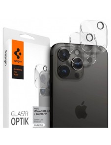 Spigen OPTIK.TR CAMERA PROTECTOR 2-PACK IPHONE 14 PRO / 14 PRO MAX CRYSTAL CLEAR COVER