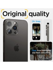 Spigen OPTIK.TR CAMERA PROTECTOR 2-PACK IPHONE 14 PRO / 14 PRO MAX CRYSTAL CLEAR COVER