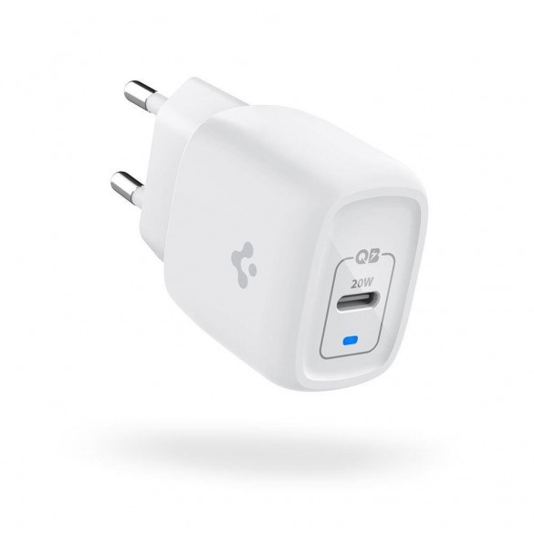 Spigen PE2009EU POWERARC NÄTVERKSLADDARE PD20W/3A VIT
