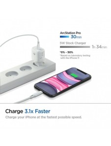 Spigen PE2009EU POWERARC NÄTVERKSLADDARE PD20W/3A VIT