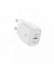 Spigen PE2C10CL 1-PORTS NÄTVERKSLADDARE PD20W + Lightning MFi KABEL VIT