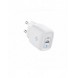 Spigen PE2C10CL 1-PORTS NÄTVERKSLADDARE PD20W + Lightning MFi KABEL VIT