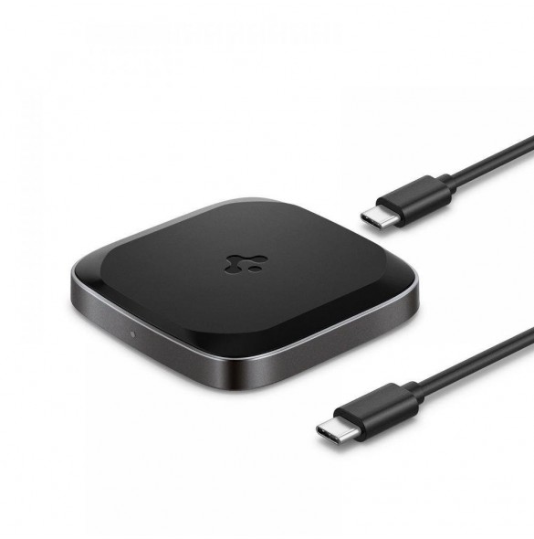 Spigen PF2004 POWERARC TRÅDLÖS LADDARE 15W SVART