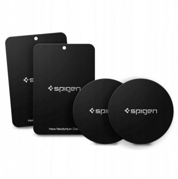 Spigen PLATES MP-4P METALLPLATE MAGNETISK BILMONTERING