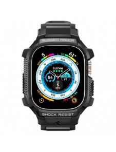 Spigen RUGGED ARMOR "PRO" Apple Watch ULTRA (49MM) SVART
