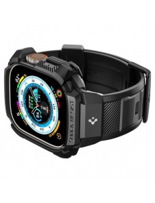 Spigen RUGGED ARMOR "PRO" Apple Watch ULTRA (49MM) SVART