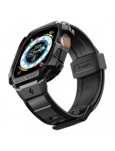 Spigen RUGGED ARMOR "PRO" Apple Watch ULTRA (49MM) SVART