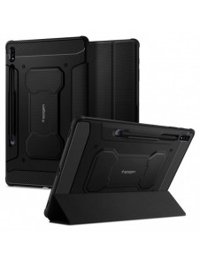 Spigen RUGGED ARMOR "PRO" GALAXY TAB S7+ / S8+ PLUS 12.4 SVART