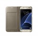 Samsung EF-NG930PFE LED View Cover Vikbart Fodral Till Samsung Galaxy S7 - Guld
