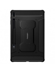 Spigen RUGGED ARMOR "PRO" GALAXY TAB S7+ / S8+ PLUS 12.4 SVART