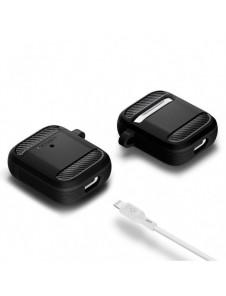 Spigen RUGGED ARMOR Apple AIRPODS MATSVART