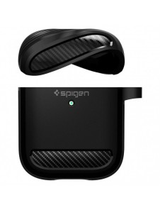 Spigen RUGGED ARMOR Apple AIRPODS MATSVART