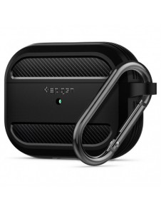 Spigen RUGGED ARMOR Apple AIRPODS PRO 1 MATSVART