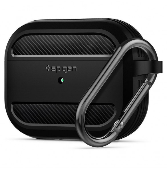 Spigen RUGGED ARMOR Apple AIRPODS PRO 1 MATSVART