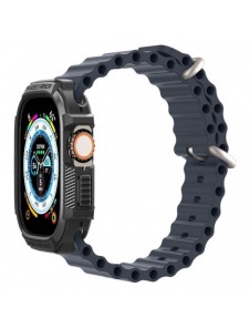 SPIGEN RUGGED ARMOR APPLE WATCH ULTRA (49 MM) MATSVART