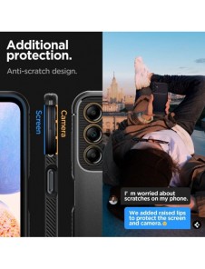 Spigen RUGGED ARMOR GALAXY A14 5G MATSVART