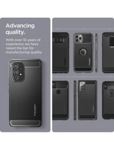Spigen RUGGED ARMOR GALAXY A53 5G MATSVART