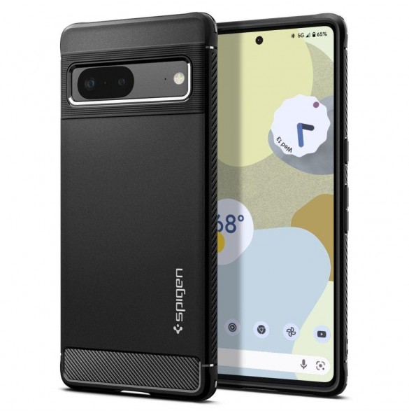 Spigen RUGGED ARMOR GOOGLE PIXEL 7 MATSVART