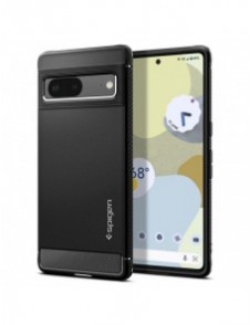 Spigen RUGGED ARMOR GOOGLE PIXEL 7 MATSVART