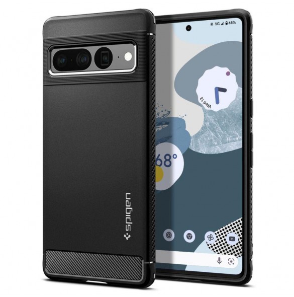 Spigen RUGGED ARMOR GOOGLE PIXEL 7 PRO MATSVART