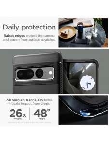Spigen RUGGED ARMOR GOOGLE PIXEL 7 PRO MATSVART