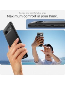 Spigen RUGGED ARMOR GOOGLE PIXEL 7A MATSVART