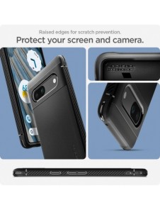 Spigen RUGGED ARMOR GOOGLE PIXEL 7A MATSVART
