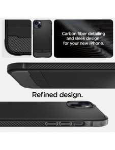 Spigen RUGGED ARMOR MAG MAGSAFE IPHONE 14 PLUS MATSVART