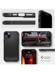 Spigen RUGGED ARMOR MAG MAGSAFE IPHONE 14 PLUS MATSVART