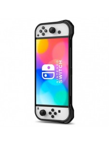 Spigen RUGGED ARMOR NINTENDO SWITCH OLED MATSVART