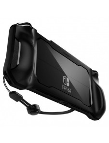 Spigen RUGGED ARMOR NINTENDO SWITCH OLED MATSVART