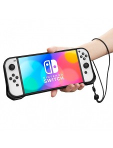 Spigen RUGGED ARMOR NINTENDO SWITCH OLED MATSVART