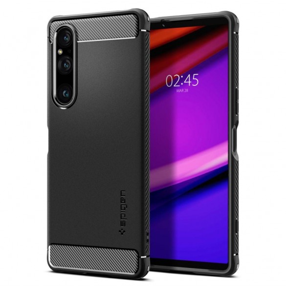 Spigen RUGGED ARMOR SONY XPERIA 1 V MATSVART