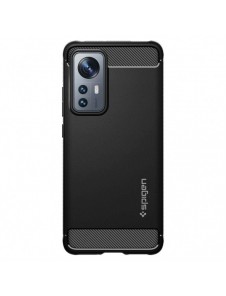 Spigen RUGGED ARMOR XIAOMI 12 / 12X MATSVART