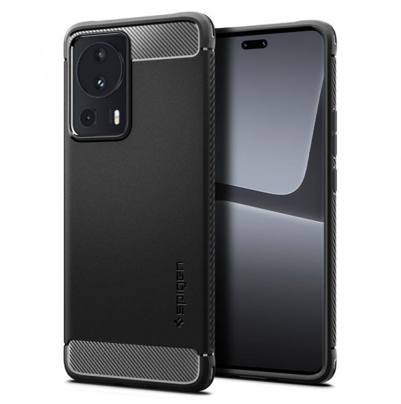 Spigen RUGGED ARMOR XIAOMI 13 LITE MATSVART