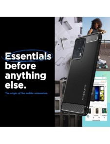 Spigen RUGGED ARMOR XIAOMI 13 LITE MATSVART